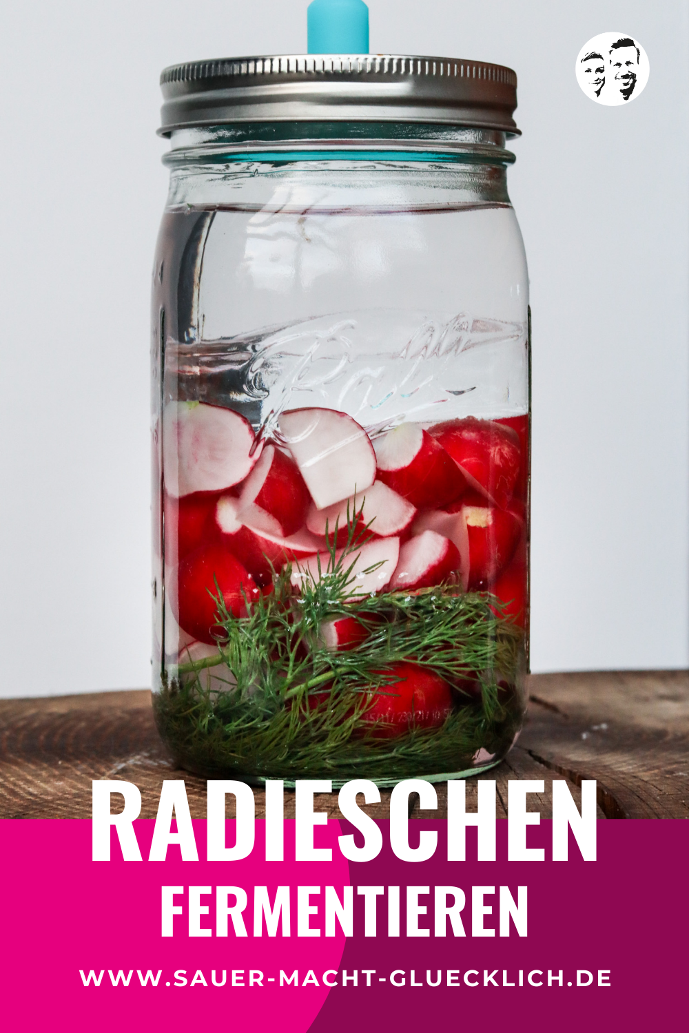 Radieschen fermentieren mit Dill
