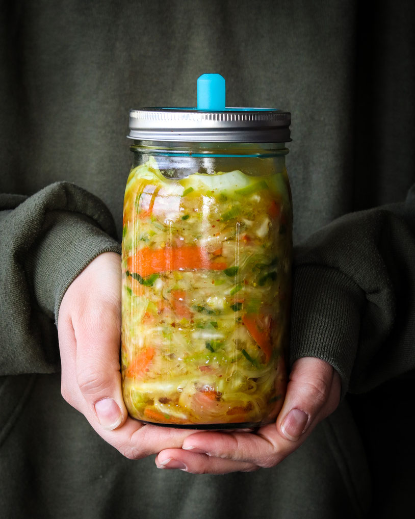 Sauerkraut Kimchi Style