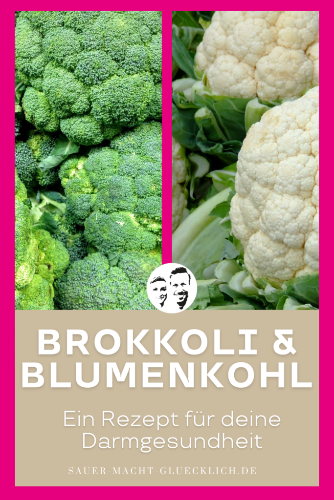 Fermentierter Brokkoli und Blumenkohl