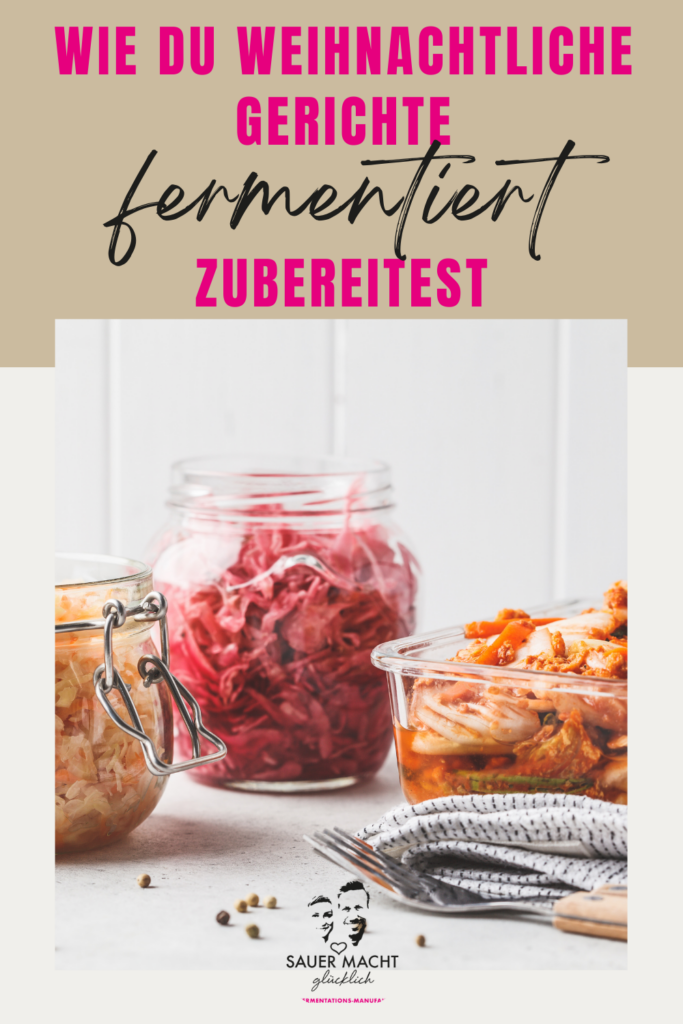 Weihnachtsmenüs mit Fermentation