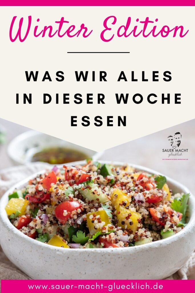 Was wir alles in einer Woche essen - Sauer macht glücklich