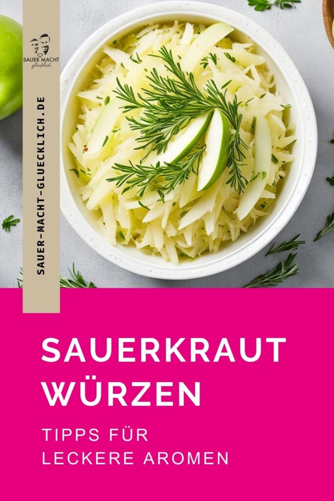Sauerkraut würzen