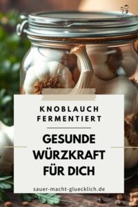 Knoblauch fermentiert - Gesunde Würzkraft für dich
